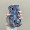 Luxury Glossy Laser Meteorite Texture Plating Case For iPhone 11 12 13 14 15 16 Pro Max XS XR 7 8 Plus  Fashion Shockproof Cover