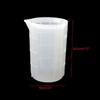 Silicone Measuring Cup DIY Resin Glue Tools Cup for Making Handmade Craft Nonstick Silicone Mixing Cups Mixing Plaster