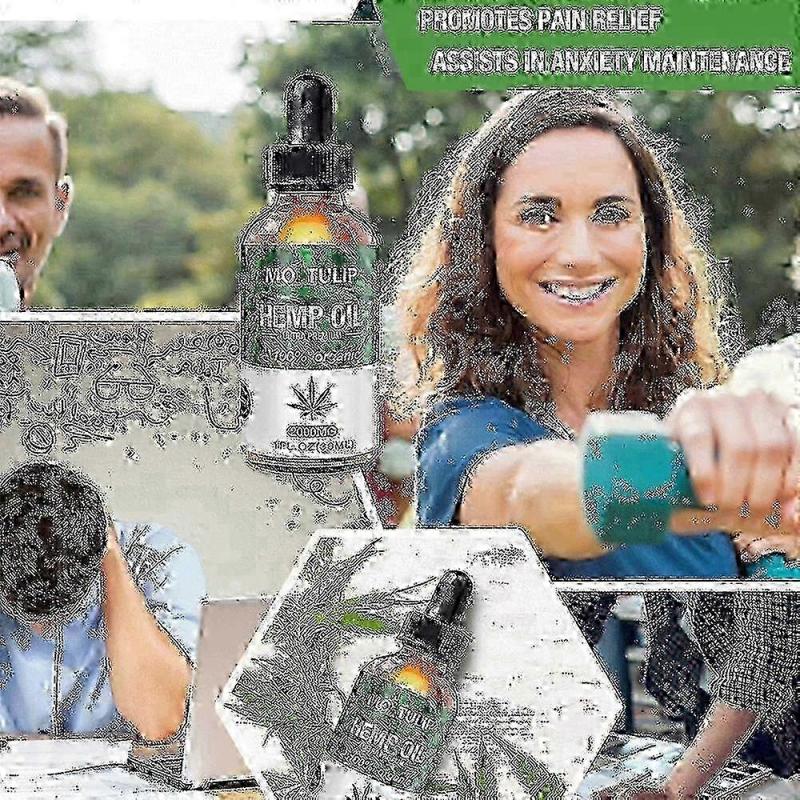 2000mg Hemp Seed Oil 30ml Dropper Bottle Set of 3, High Potency Cold-Pressed Organic, Supports Relaxation Sleep & Heart Health