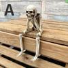 1pc Human Skeleton Simulation Halloween Decoration Graduation Season Decorations Goth Family Decorations Scary Cabin Decorations