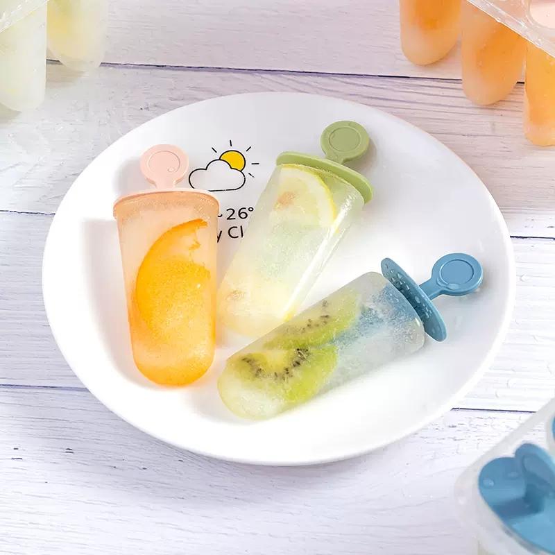 Homemade Ice Cream Mold Stick Reusable Plastic Ice Cream Mold Children's Handmade Ice Cream Stick Mold Ice Maker Ice Stick Model