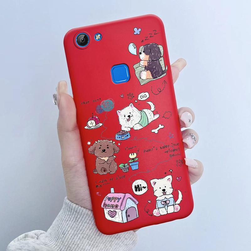 For Vivo V7 V7+ Plus Y79A Y75 Y73 Y79 1716 1718 Phone Case Cute Astronaut Panda Flowers Candy Soft Silicone TPU phone Case Cover