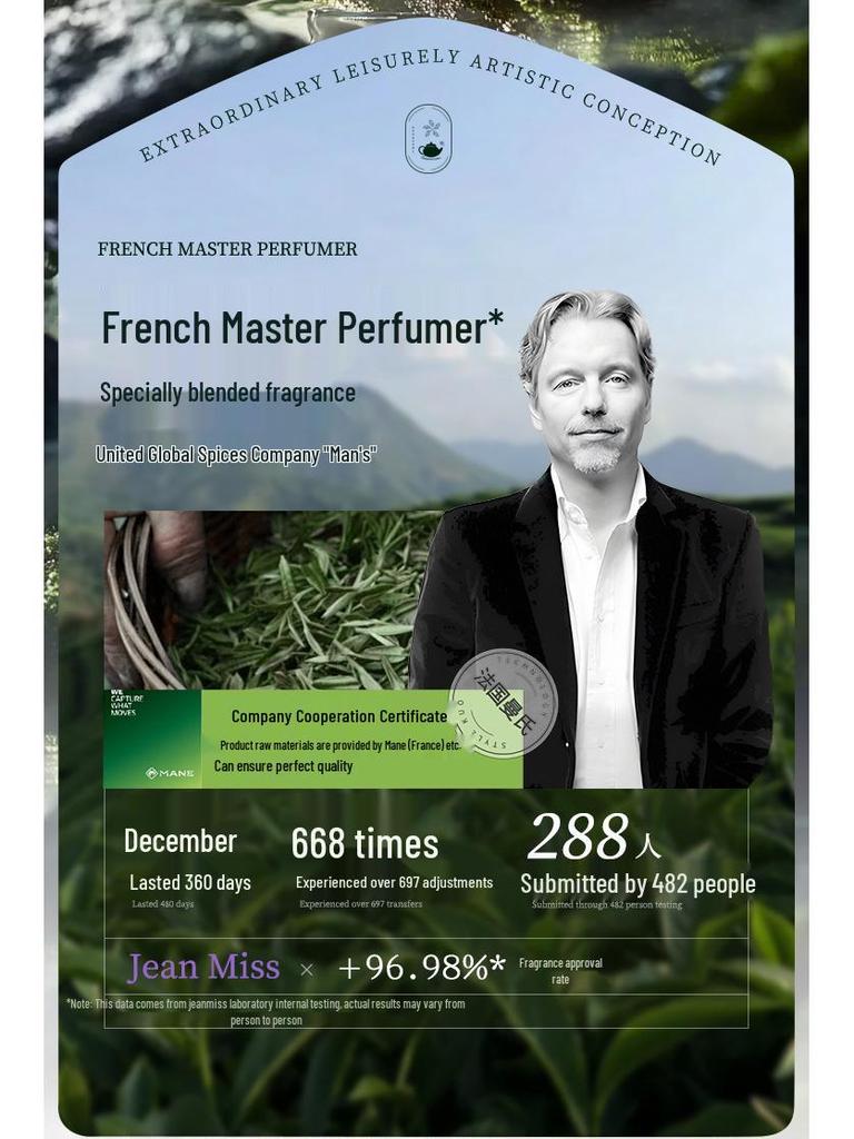 Yoyuran Yulong Tea Fragrance Perfume 55ML: Unisex High-End Scent