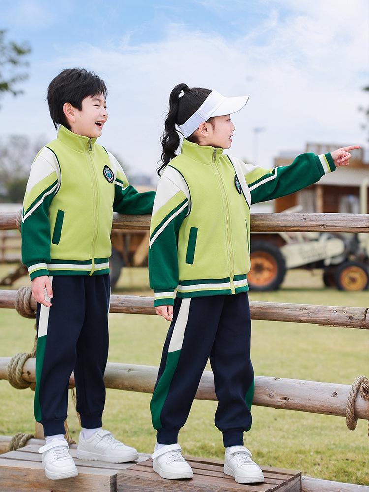 Cool Meila Spring & Autumn Sports Suit: Student & Kindergarten Uniform for Group Performances