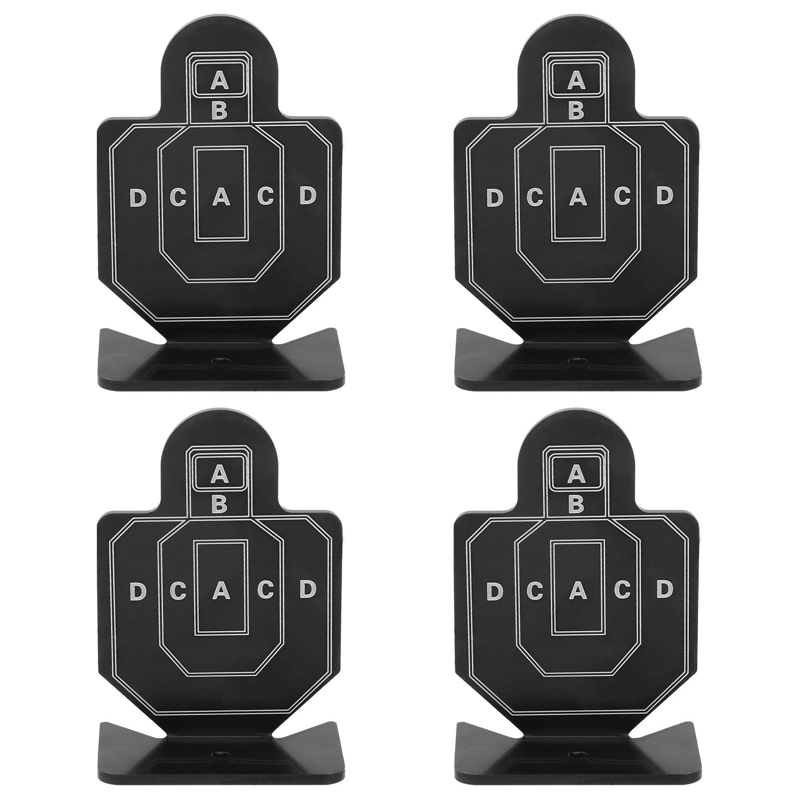 

4Pcs Shooting Target Aluminium Alloy Shoot Range Trian Stand Indoor EntertainmentB Type