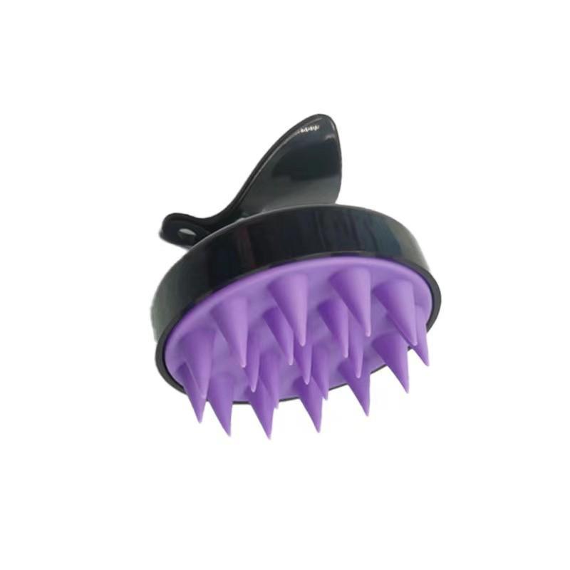 

Angel Scalp & Pet Massage Shampoo Brush чёрный/фиолетовый