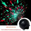 Colorful Starry Night Sky Projector: Six-Color Rotating Lamp for Romantic Atmosphere and Star-Filled Water Wave Effects (Model A168)