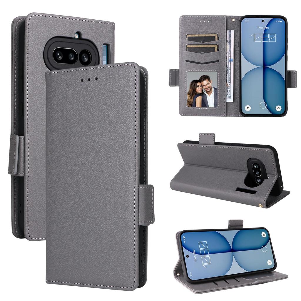 Flip-Schutzhülle Kompatibel Mit Nothing Phone (4a) PU-Leder Handyhülle Vollkörperschutz mit [RFID-Blockierung]