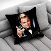 L-Leonardo D-DiCaprio Throw Pillow Case For 30x30cm 40x40cm 45x45cm 50x50cm 55x55cm Square Sofa Pillowcase Shell
