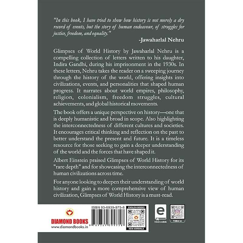 Glimpses of World History (Part1) Glimpses of World History: Jawaharlal Nehrus Masterpiece On Civilization, Power, and Progress