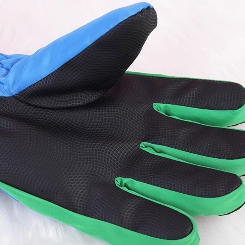 Kids Winter Mittens Soft & Breathable Fleece Lined Mitts Comfortable Warm Skiing Gloves for Children Snow Adventures