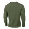 Men's Loose-fitting Casual Waffle-weave  Neck Long-sleeved Top