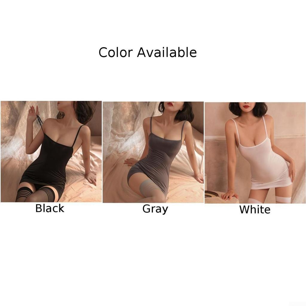Sexy Dresses Sheer Sleepwear Sleeveless Tights Transparent