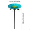 Bird Bath Feeder Stable Base Spacious Accessory Feeding Bowl Metal Ornament for Outdoors Garden