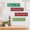 Vintage Christmas Metal Tin Sign 4x16 Inch Wall Art for Home Bar Cafe Garage Decor