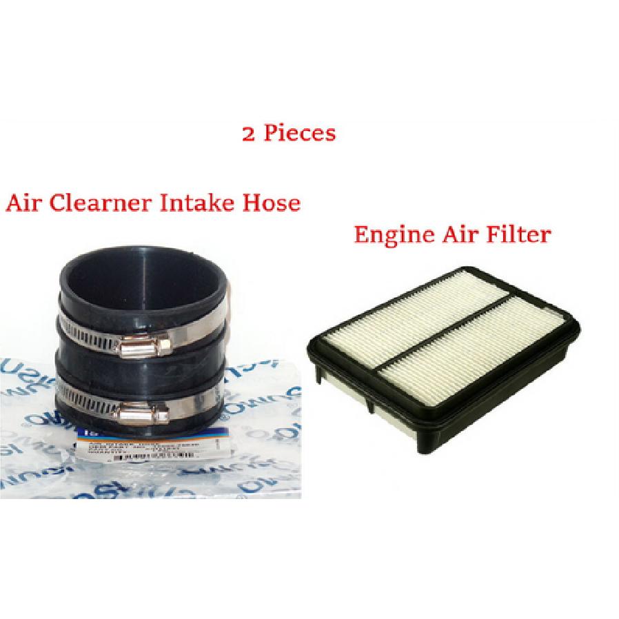 

(2 Pcs) Air Cleaner Intake Hose No:2 & air Filter Fits: Runner 1996-2000 L4 2.7L
