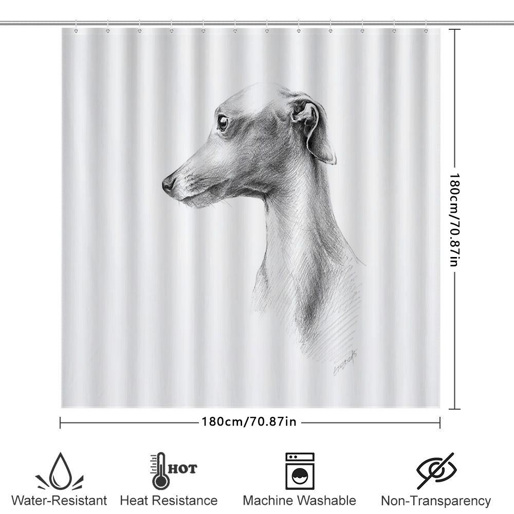 Bathroom Shower Curtain Farmhouse Black And White Sketch Animal Cow Print Decor Rustic Modern Farmhouse Decor Shower Curtain Set
