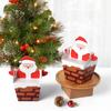 WTEMPO Cute Santa Claus Shaped Design Gift Boxes Christmas Mini Presents Packaging Boxes Creative Foldable DIY Paper Favor Boxes
