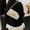 Large Capacity Splicing On The New Foreign Fashion Sequins Fashion Shoulder Armpit Small Square Bag for Women
