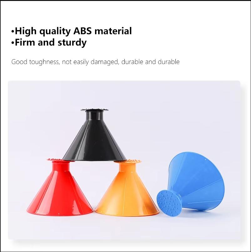 Car Window Windshield Magic Ice Scraper Oil Funnel Snow Remover Shovels Deicer Cone Tool Scraping Winter Accessories