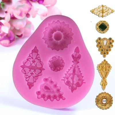 1 Pc 5  Shape Cake Molds  Jewelry Silicone Cake 3d Decoration Decoration