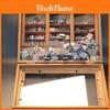 Scaffale Mini Creativo per Alleviare l'Ansia con 200 Piccoli Libri in Legno per la Riduzione dello Stress e Come Regalo