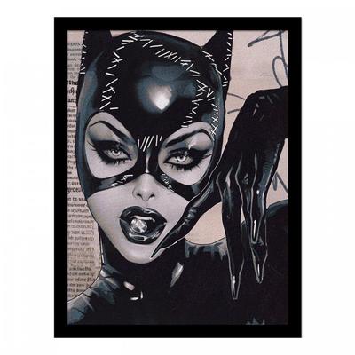 Perly Catwoman Zarámovaný plakát s perlou Catwoman