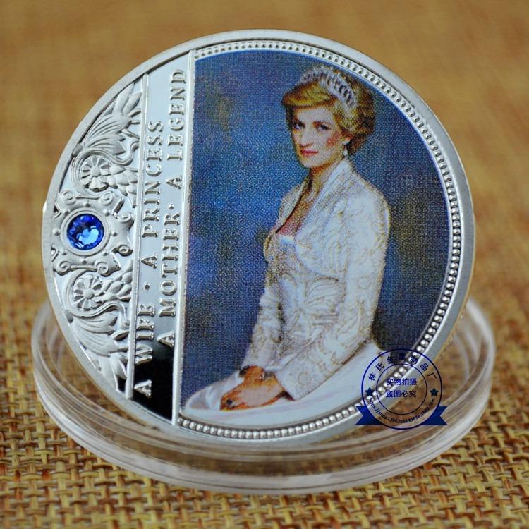 Diana, Queen of England Commemorative Coin, England's Last Rose Challenge Coin, Fan Commemorative Collection