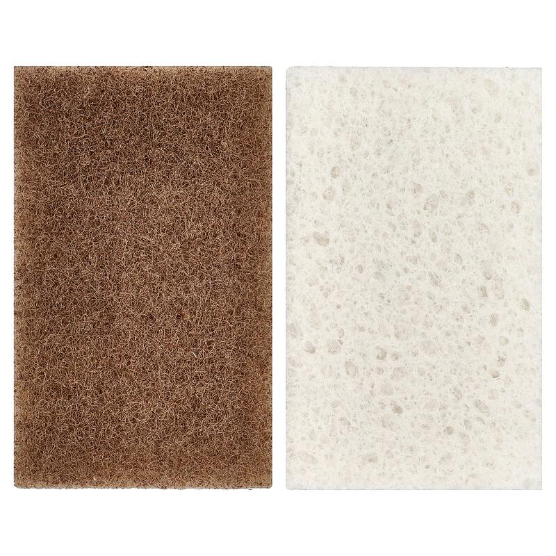 In a Nutshell™, Walnut Scrubber Sponges, 2 Count