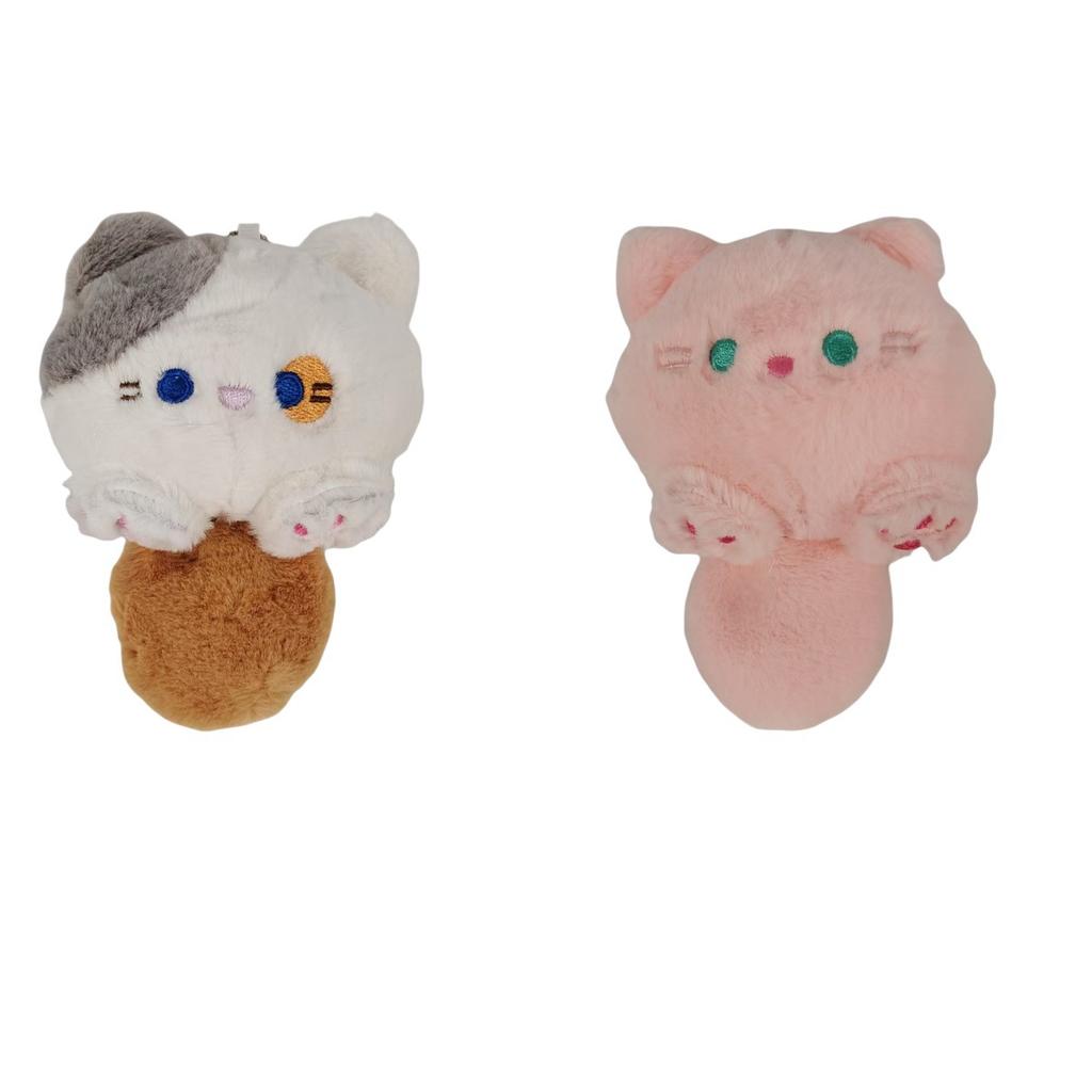 Squeaky Tuan Tuan Meow Plush Doll Pendant Cute Cat Bag Keychain Pendant Doll Machine Doll