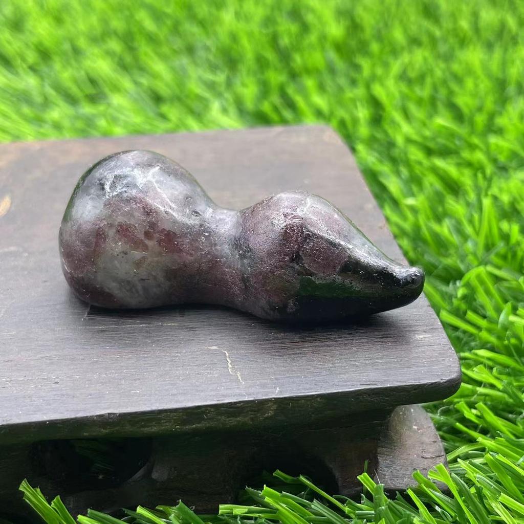 5.5cm Natural Stones Healing Gemstone Mini Size Carving Crafts Crystal Gifts Hallowmas Crystal Pen-rest
