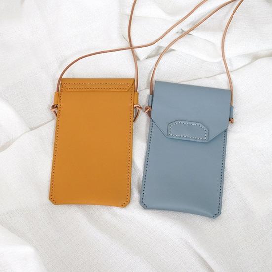 DIY Mobile Phone Bag Faux Leather Phone Pouch Craft Set Unfinished Crossbody Wallet Phone Bag for Daily Travel And Gifts