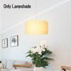 Paper Lamp Sheepskin Shades White Drum Shape Lantern Lampshade Living Room Decor