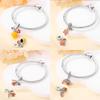 Autumn Harvest Series Squirrel Maple Leaf Pumpkin Copper Charms Pendants Fitoriginal Bracelets Diy Jewelry
