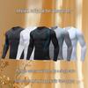 Unisex Cross-Border Yoga Long Sleeve Breathable Fitness Wear - High Elastic, Quick-Drying, Tight-Fit Running Sports Apparel
