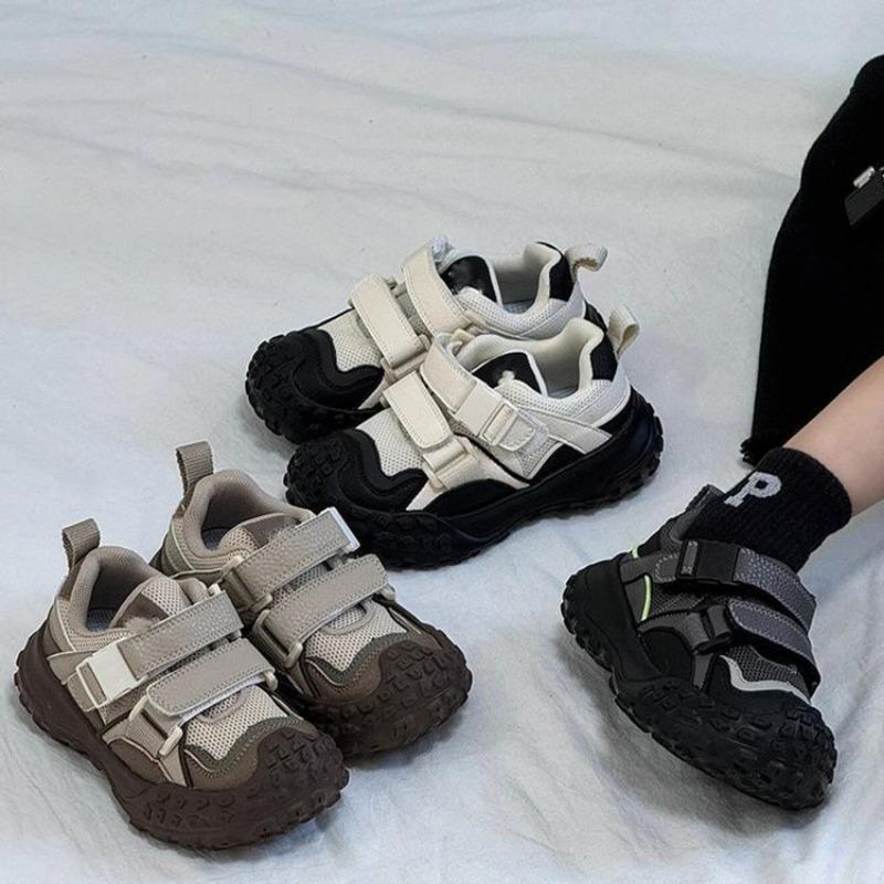 Children's Fashionable Dad Shoes Boys' Mesh Sneakers Girls' Versatile Casual Shoes