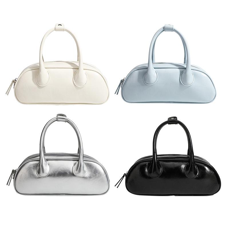 Módní kabelka pro ženy, Všestranná a jednoduchá crossbody taška, Dojem luxusu, Francouzská bageta do podpaží pro ženy