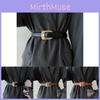 Stylish Black Waist Belt For Women Summer Fashion Versatile Cinching Accessory