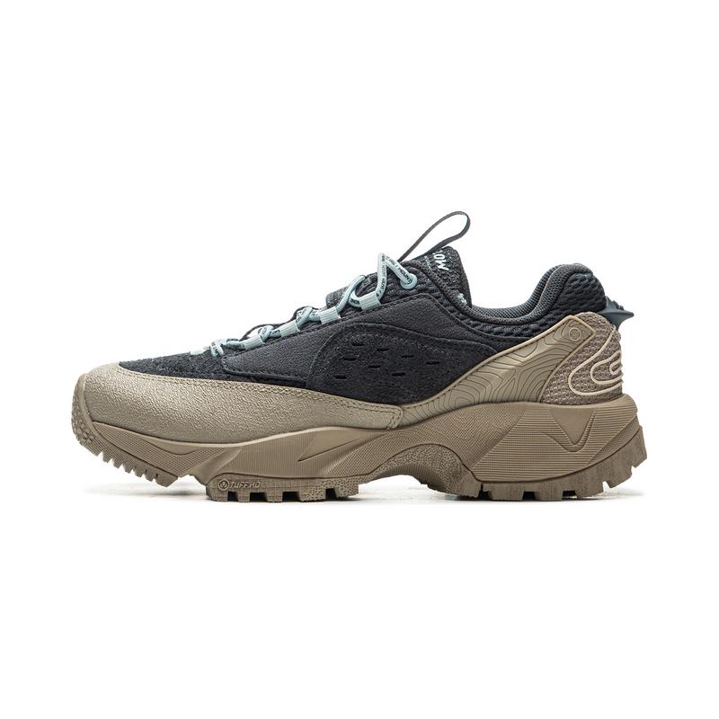 Li-Ning CF Su Xing Ye V2 Women Low Top Outdoor Hiking Shoes Black Umber AHCU040-2 36
