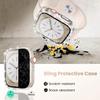 Cover For Apple Watch Case 44mm 45mm 41mm 40mm 38 42mm Bling Diamond bumper+Screen Protector Glass Iwatch Series 9 8 7 5 6 4 SE