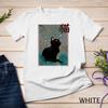 Cherry Blossom Cat Vintage Woodblock Japanese Al Art T Shirt