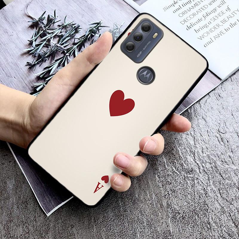 Phone Case For Moto G86 G85 G75 G15 G05 G56 G72 G53 G54 G84 G60 G31 G32 G24 G 5G G Play Love Heart
