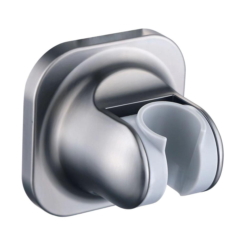 Adjustable Shower Head Holder with Strong Adhesive Not Drill Installation Shower Head Brackets for Bathroom Showers