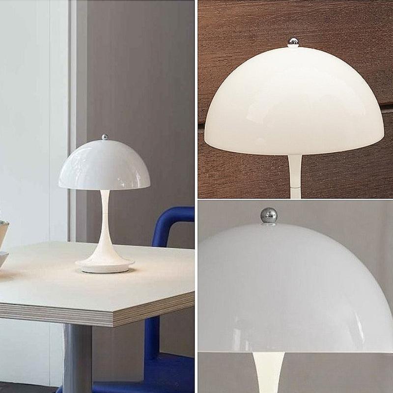 Moderne Nachttischlampe High-End Nachtlicht Pilzförmige Schreibtischlampe Nordische Nachttisch Dekorative Leuchte Tischlampen für Schlafzimmer