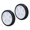 2Pcs Air Compressor Wheel Set 6in Plastic Rubber Air Compressor Caster for Replacement