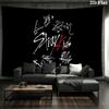 Stray Kids Wall Tapestry, Aesthetic Printed Fabric Blanket, Suitable for Bedroom, Living Room, and Home Decor.
