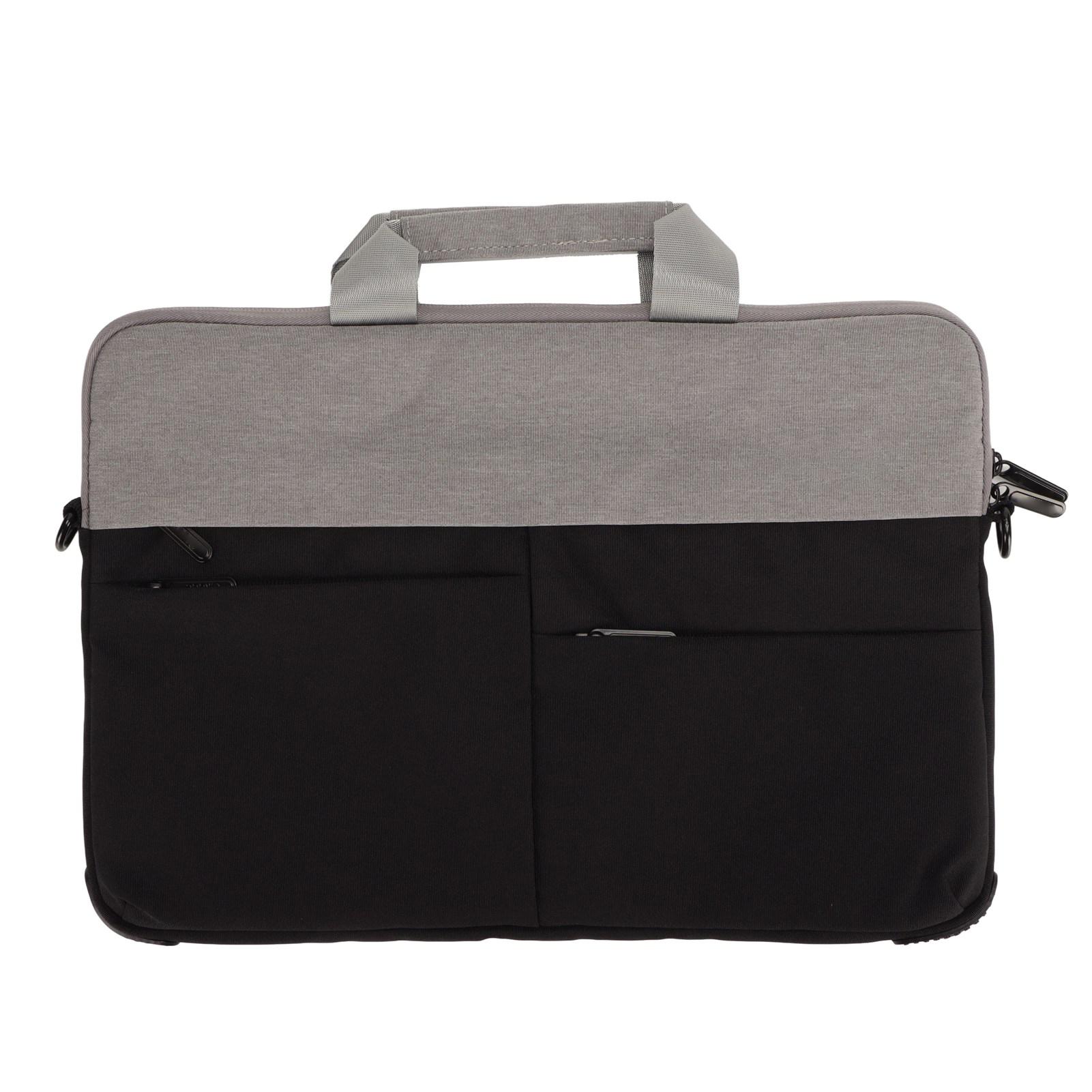 

Сумка для ноутбука 15,4 дюйма, портативная ручка, водонепроницаемый тканевый материал, сумка для ноутбука для Dell, HP, чёрный