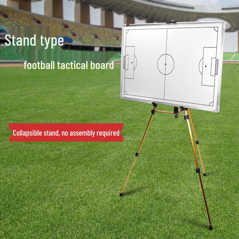 LISM Double-Sided Basketball Football Tactics Board with Tripod