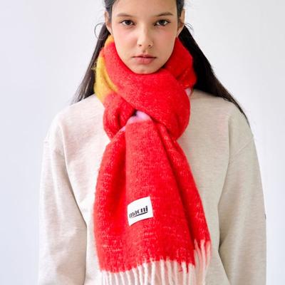 Macni RAINBOW MUFFLER_ORANGE