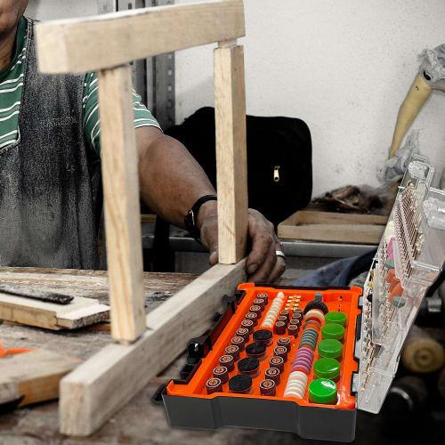 Socpuro Router Accessories Set (500 Pieces): Grinding Stone, Buff, Wire Brush, Sanding Band, and Drill Bit. Multipurpose Router Bit Set for Polishing,